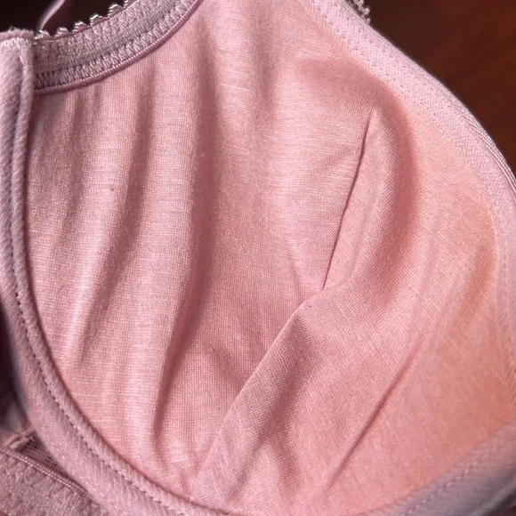 Wacoal La Vie Aisee blush pink padded push-up NWT lace adjustable bra size 32A‎ - Picture 8 of 15